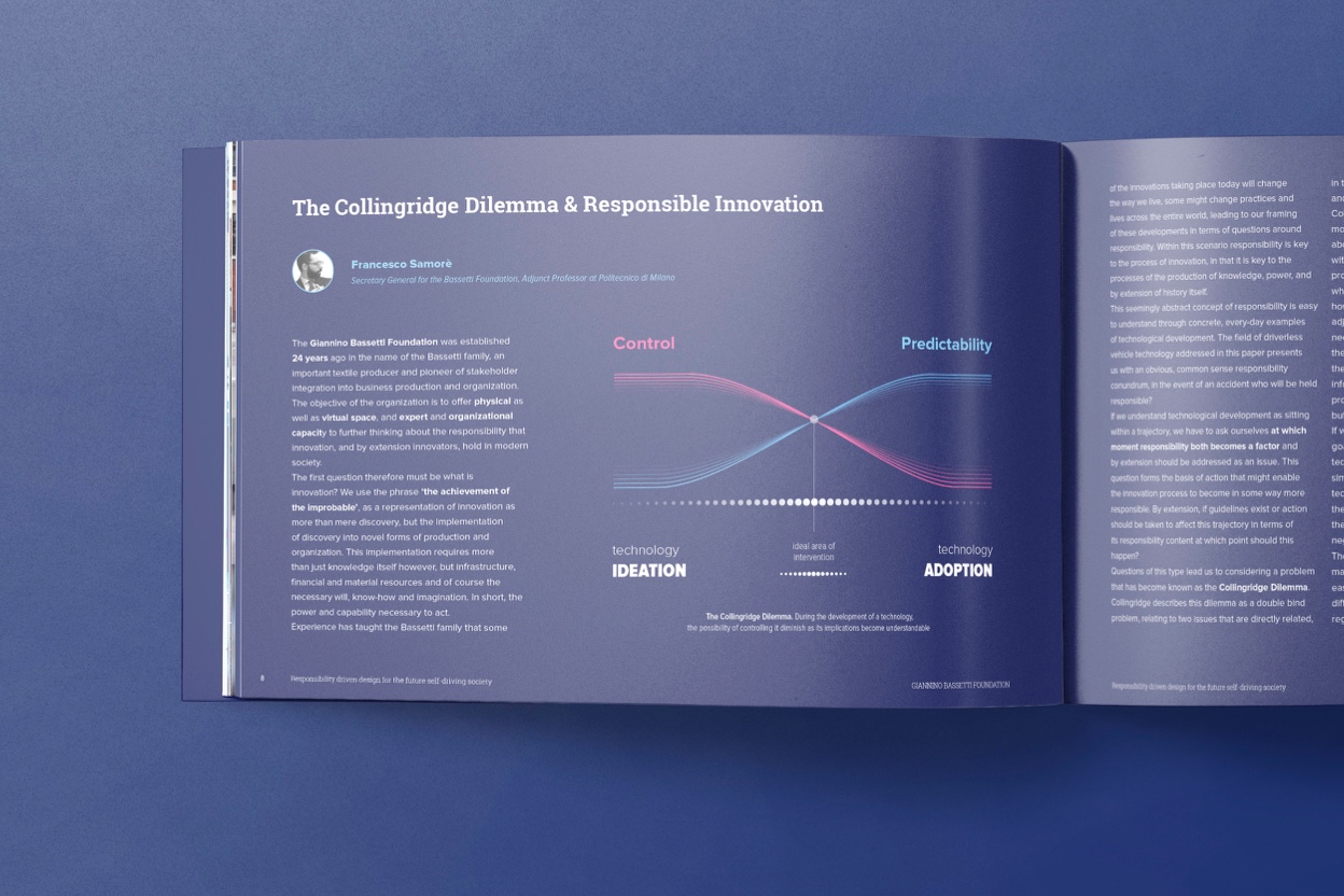 Self Driving Society Paper – Fabio Besti Interdisciplinary Design 3 Responsibility Driven Design for the Future Self Driving Society | White paper opened on the Collingridge Dilemma page